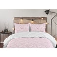 thumbnail image 5 of Ambesonne Sakura Down Alternative Quilt Comforter, Traditional Cherry Blossom, Queen, Pale Pink Lilac White, 5 of 5