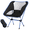 02#Blue, variant on Djiypn Fishing Chair With Storage Bag ,Outdoor Folding Chair Compact Fishing Stool Portable Camping Stool Backpack Chair With Oxford Cloth For Beach/Outing /Family,metal,Green