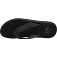 thumbnail image 3 of Reef Men's Elements TQT Black Flip Flop Sandals - RF0A39UKBLA, 3 of 7