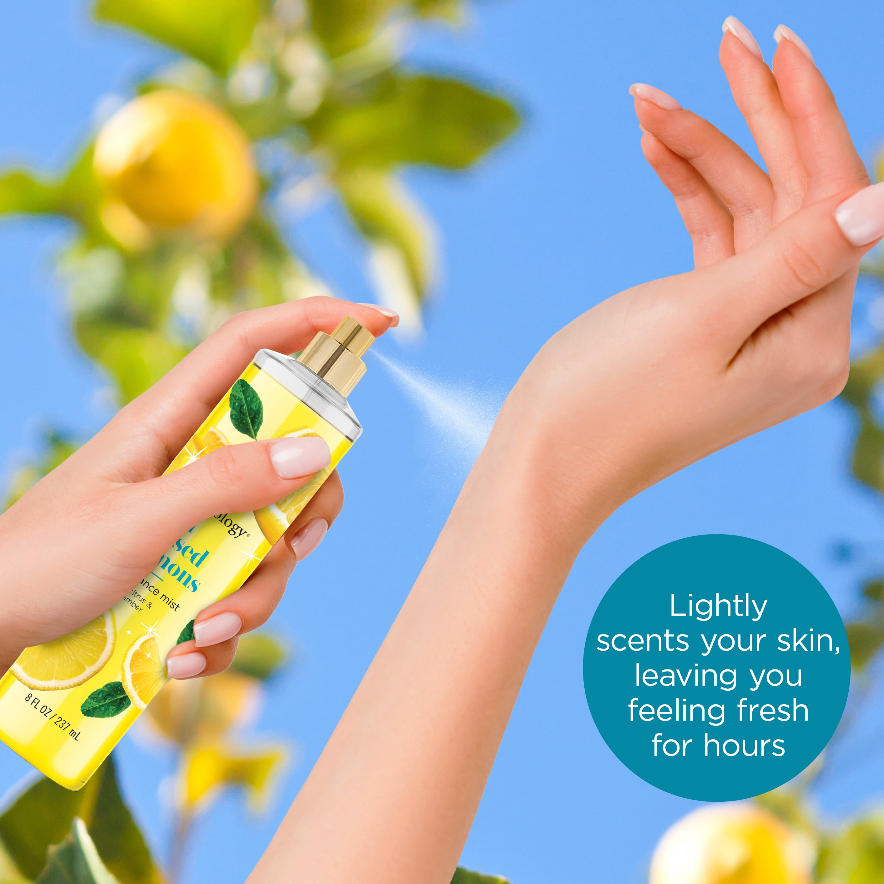 Bodycology Fragrance Body Mist, Sun Kissed Lemons, 8 fl oz