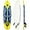 Yellow & Blue, variant on RONG-3  Surfboard Surfing Surf Beach Ocean Body Foamier Board with Removable Fins, Great Beginner Board ，Yellow & Blue