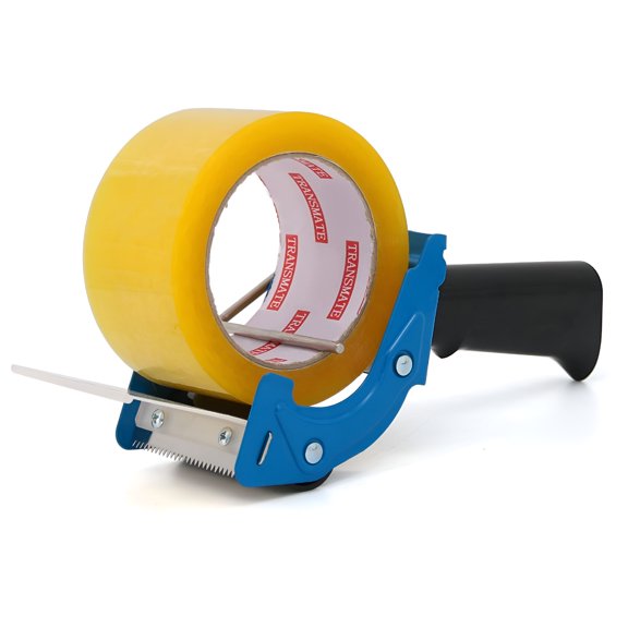 CCOCC Packing Tape Gun Dispenser Lightweight Adjustable Packaging Tape Gun upto 3'' Blue
