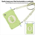 thumbnail image 3 of Decase Crossbody for Samsung Galaxy Tab A7 Lite 8.7" T220/T225 Military Grade Protection Case,with Kickstand, Hand Strap,with Pen Holder,Rugged Shockproof Heavy Duty Case Cover,Greenwhite, 3 of 12