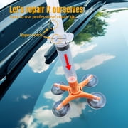 Manelord Windshield Repair Kit, DIY Auto Glass Tool for Chips and Cracks, Professional Resin with Suction Cup Bracket, Restores Clarity, 1 Pack