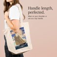 thumbnail image 2 of Tote Bag, Camden, Maine, Bluenose II, Unisex, Reusable, Washable Canvas, Unique Art, 2 of 7