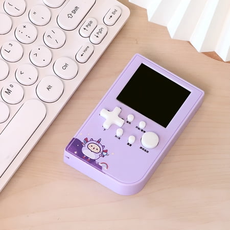 CYFW Handheld Game Machine Handheld Computer Nostalgic Upgraded Machine Big Screen Purple 4.8X4 Inch Home Gadgets