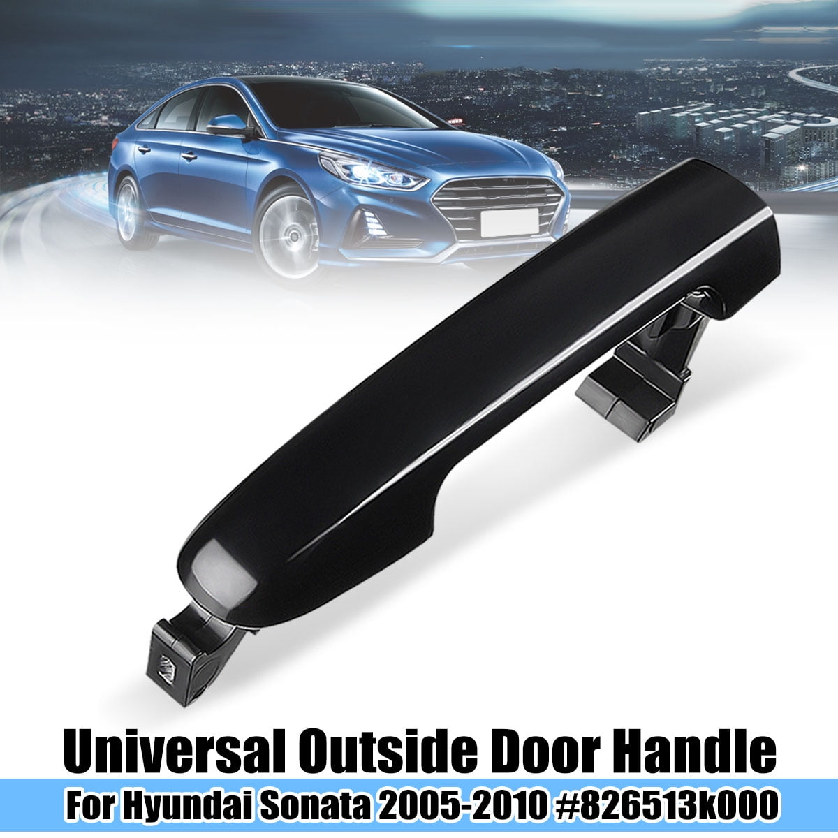 1pcs Black Outside Outer Door Handle For Sonata 2006 2007