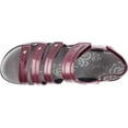 thumbnail image 4 of Women's Aurora Strap Sandals Purple Leather Polyurethane 7.5 XX-Wide, 4 of 6