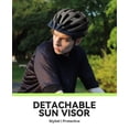 thumbnail image 4 of FUNWICT Lightweight Bike Helmet with Visor for Adults Men Women, Adjustable Fit, Breathable Road MTB Cycling Helmet for Ebike Scooter, 4 of 8