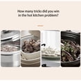 thumbnail image 2 of Folding Pot Clip Practical Hot Bowl Pan Dish Foldable Practical Pan Plate Grippers Stainless Steel Stable Clips Hand Clamp Tool Kitchen Restaurants, 2 of 9