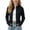 Black, variant on Girls Athletic Jacket Fall Winter Active Jacket Zipper Athletic Wear for Tennis Golf Dance School Size 3T-15