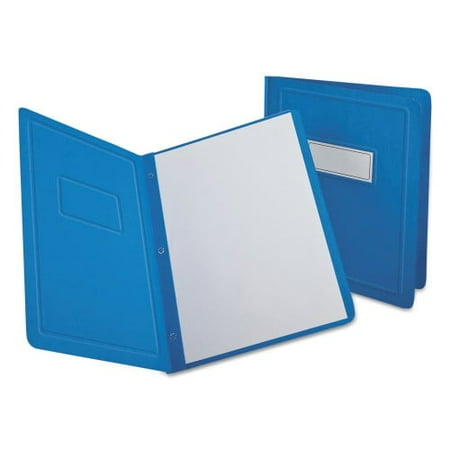 

Oxford Report Cover 3 Fasteners Panel and Border Cover Letter Light Blue 25/Box (52501)