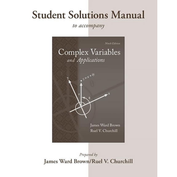 Student's Solutions Manual to Accompany Complex Variables and Applications, (Paperback)