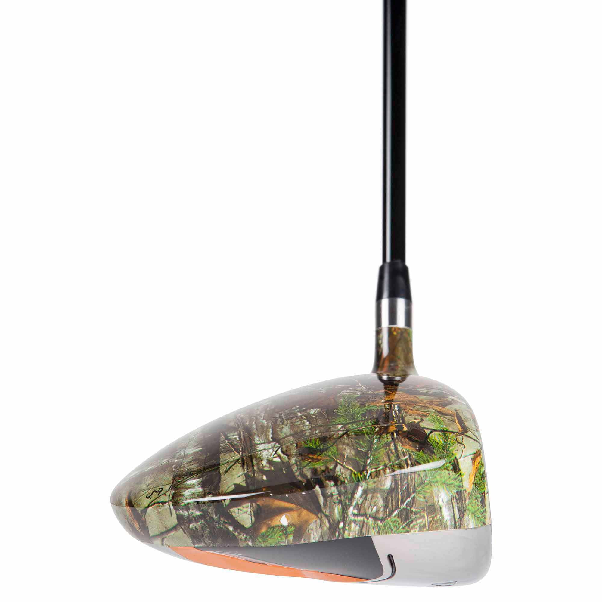 Pinemeadow Golf Real Tree Men's Driver, Black/Orange/Xtra
