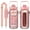 Pink, variant on Wizard Theme 64oz Water Bottle with Storage Sleeve - Halloween Vintage Leakproof Large Capacity Sport Bottle for Outdoor Adventures