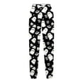 thumbnail image 5 of SERTG Kids Halloween Print Pants with Drawstring and Pockets Fall Festive Comfortable Casual Pants for Boys and Girls 4-12 Years(Black#1,7-8 Years), 5 of 5
