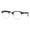 Matte Black Silver, variant on PASTL Heritage Browline Glasses Clear Lens UV400 Classic Horn Rimmed Black Gold