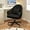 Black, variant on Home Office Chair Velvet Vanity Chairs Cute Makeup Desk Chair with Wheels Mid Back Computer Chairs Height Adjustable Small Swivel Rolling Task Chair