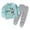 Sky Blue, variant on Futezty Toddler Boys Girls Clothes Fall Winter Outfit Sets, Set For Kids Long Sleeve Round Neck Animal Stretch 1T 2T 3T 4T 5T 6T 2 Piece Sleepwear