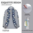thumbnail image 5 of Artistic Brown Bear Pattern Backpack – Cute Polar Bear Cartoon Print with Wild Forest and Winter Hunting Theme, 5 of 6