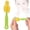 Green, variant on NUOKO Universal Pacifier Brush, Bottle Brush, The Nipple Brush Cleaning Brush Set Rotates Freely to Replace The Head Sponge Bottle Brush, Universal 360 Rotary Bottle Teat Pacifier