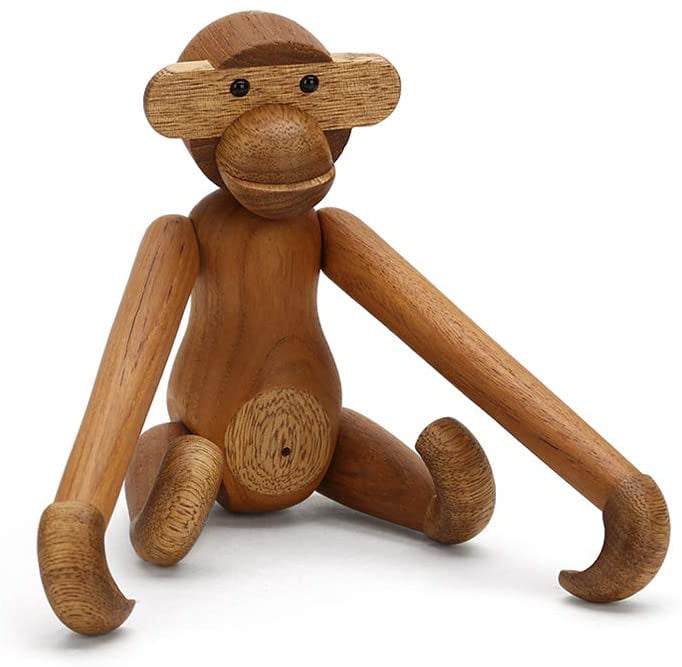 Home Hanging Decoration Creative Wooden Monkey Birthday Gift Ornaments 