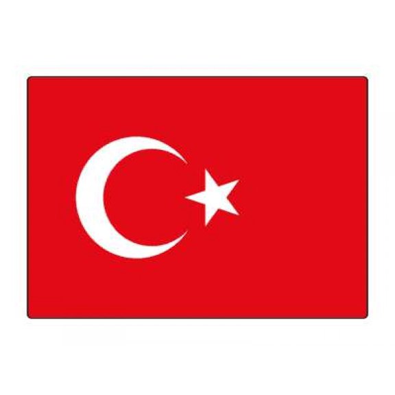 1 Pack - National Flag Of Turkey - 5x7 Inch Metal Print
