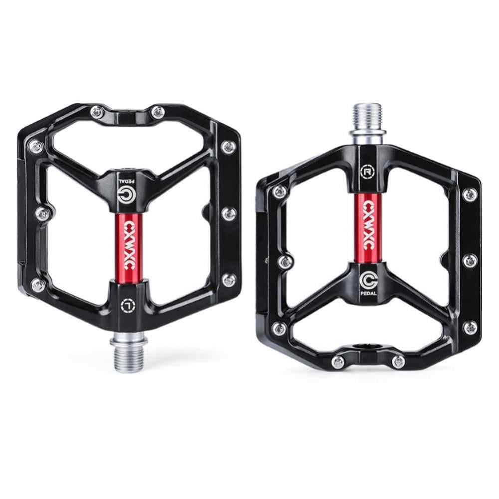 3 Sealed Bearings Bike Pedals Bicycle Pedals Platform for MTB Road BMX Cr-Mo CNC Machined 9/16 Screw Thread Spindle Color : 3 1 Pair