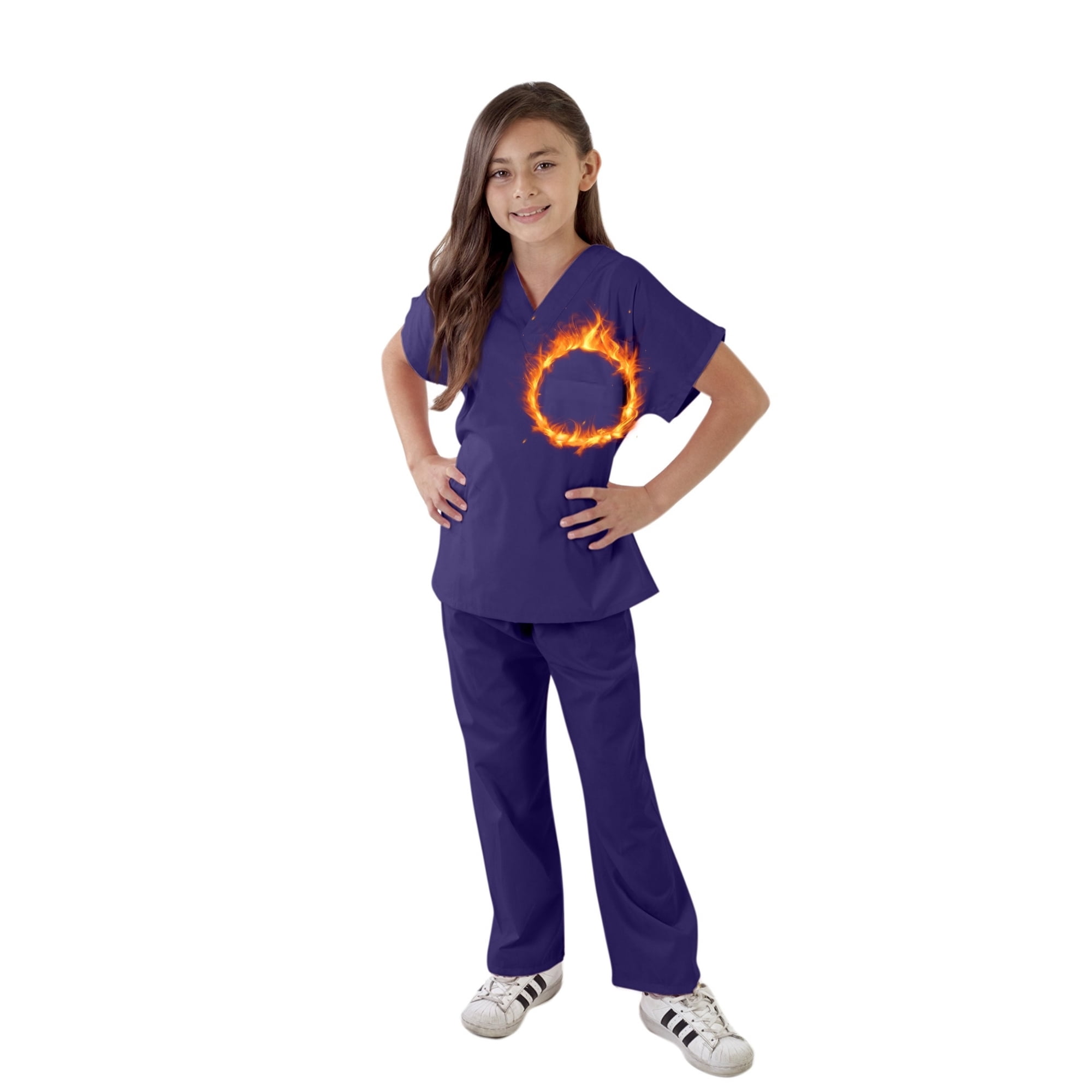 M&M Scrubs - Kids Scrubs Super Soft Children Scrub Set Kids Doctor Dress up