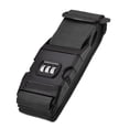 thumbnail image 1 of Unique Bargains Luggage Strap Suitcase Belt with Buckle, Combination Lock, 2Mx5cm Adjustable PP Travel Packing Accessory Black, 1 of 6