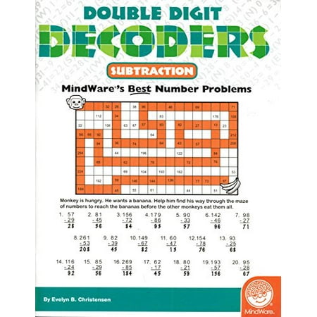 Double Digit Decoders: Subtraction (Mindware's Best Number (Best 2 Digit Number)