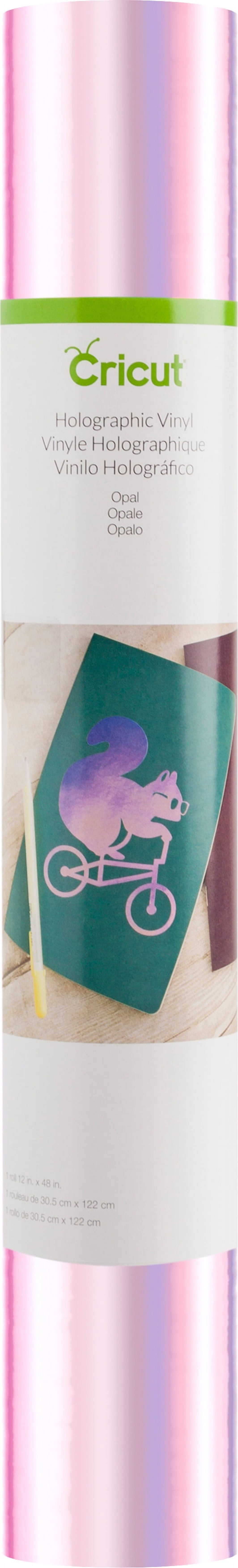 (3 pack) Cricut Holographic Vinyl Opal, 12 x 48 inches