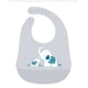 thumbnail image 4 of Baberos de silicona para bebés con recogedor de alimentos (juego de 3) - Baberos duraderos y ajustables - Baberos de silicona para bebés y niñas - Baberos de silicona para bebés con bolsa, 4 of 5
