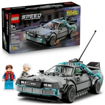LEGO Speed Champions Time Machine from Back to the Future Building Toy for Kids - Pretend Play & Display Car Toy W/2 Build Modes for Boys & Girls, Ages 9  - Gift Ideas for Birthdays & Fans - 77256