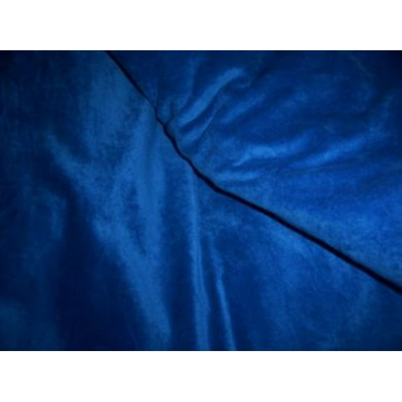 100% Cotton Velvet Rich Blue Fabric 44" wide [337]
