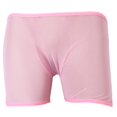 thumbnail image 1 of Malla jinwen Hombres Sexy Soft Spandex Mesh Boxer Pantalones Marco rosado, 1 of 8