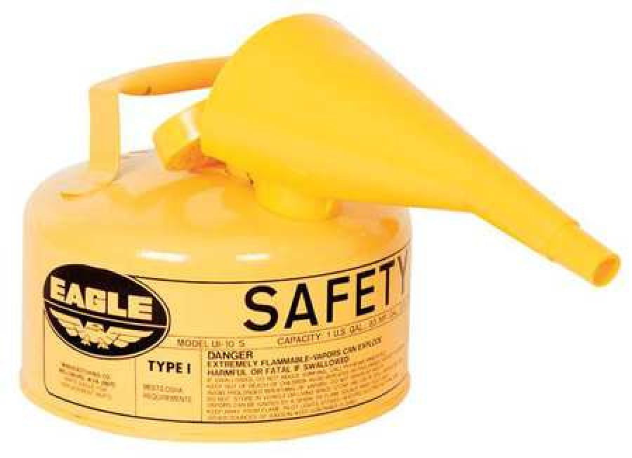 Yellow Safety Can Funnel Eagle 9" 