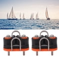 thumbnail image 4 of Fast Entry Cam Cleat, Aluminum Nylon Sailboat Cam Cleat Heavy Duty Design Easy Line Engagement with Leading Ring for 3-12mm Rope, 4 of 7