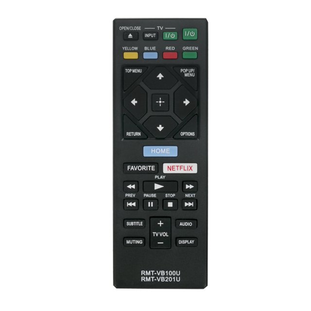 VINABTY RMTVB100U RMTVB201U Replaced 2in1 Remote fit for Sony BluRay