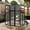Black, variant on Pefilos 70" Outdoor Cat House for Large Cats, Enclosure Wood Cat Cage with Platforms and Small House, Kitty Catio Condo Playpen, Gray