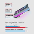 thumbnail image 4 of disipador de calor Disipador de calor RGB M.2 SSD NGFF 2280 NVMe Unidad de estado sólido SSD Cooler para PC de escritorio JShteea Nuevo, 4 of 8