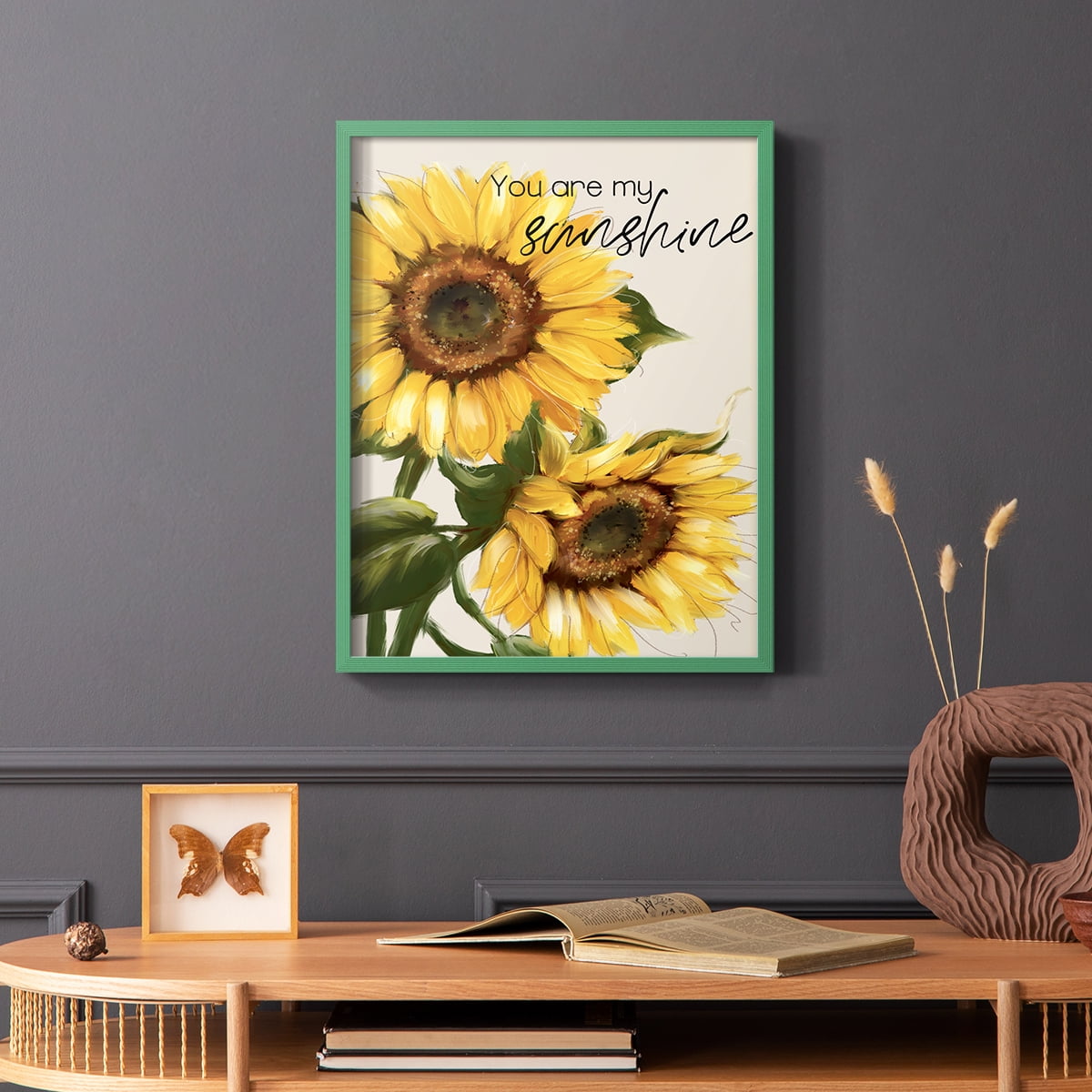 You Are My Sunshine Framed Print - Solid Wood in Single Picture Frame Solid Wood 2 Framed Print