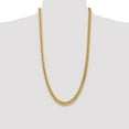 thumbnail image 6 of Auriga Fine Jewelry 14K Yellow Gold 7.3 mm Semi-Solid Miami Cuban Chain Necklace for Men 28", 6 of 7
