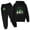 ZB-Black, variant on Xmyrz Toddler Boy Outfits Set Pants Set Soft Cartoon Sweatshirt Sweatpants Long Sleeve St. Patrick Clothes Sets Clothing Suits