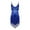 A Blue, variant on iiniim Latin Dance Dress Cha Cha Rhythm Ballroom Samba Rumba Tango Dress Sequins Fringe Dancewear for Women