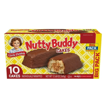 Little Debbie Big Pack Nutty Buddy Cakes 2 packs