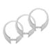 thumbnail image 3 of Ex-Cell Home Fashions 1ME-060O0-0064-100 Bouton-Up Crochets de Rideau de Douche&44; 12 Pack, 3 of 3