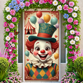 thumbnail image 4 of Colorful Design Clown Party Banner Carnival Theme Balloon Decoration Jester Hat Polyester Material for Kids Celebration Indoor Event Circus, 4 of 8