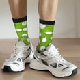 thumbnail image 6 of Hirioo Funny Sheep Doing Yoga Pattern Adult Middle Tube Socks Breathable Sock Non-Pilling,Contrasting Color Design, 6 of 6