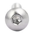 thumbnail image 3 of M4x8mm 304 Stainless Steel Button Head Hex Socket Cap Screws Bolts 60pcs, 3 of 5